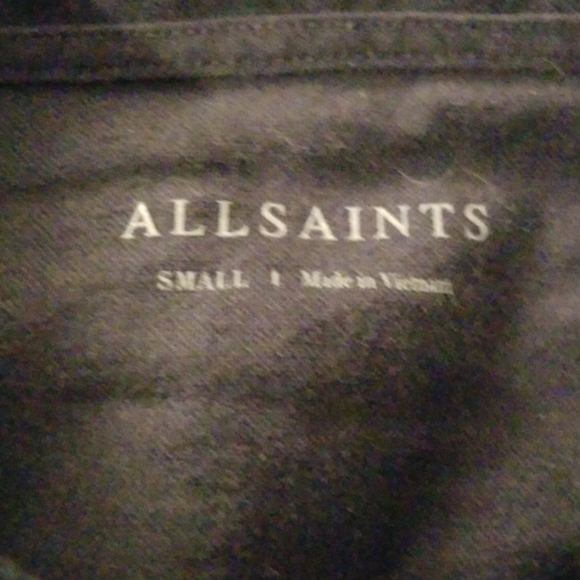 NWOT ALL SAINTS Washed Out Casual Button Down - Picture 5 of 8